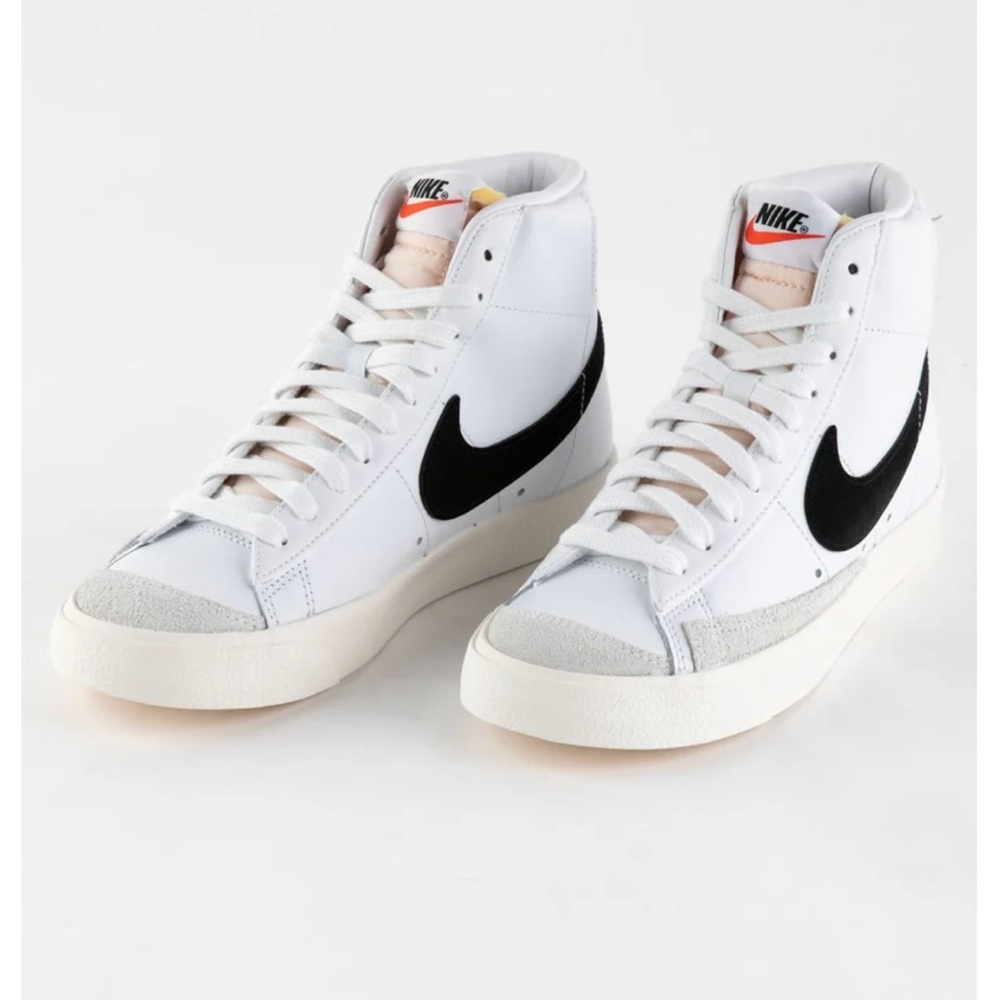 Nike Blazers White and Black High-Tops